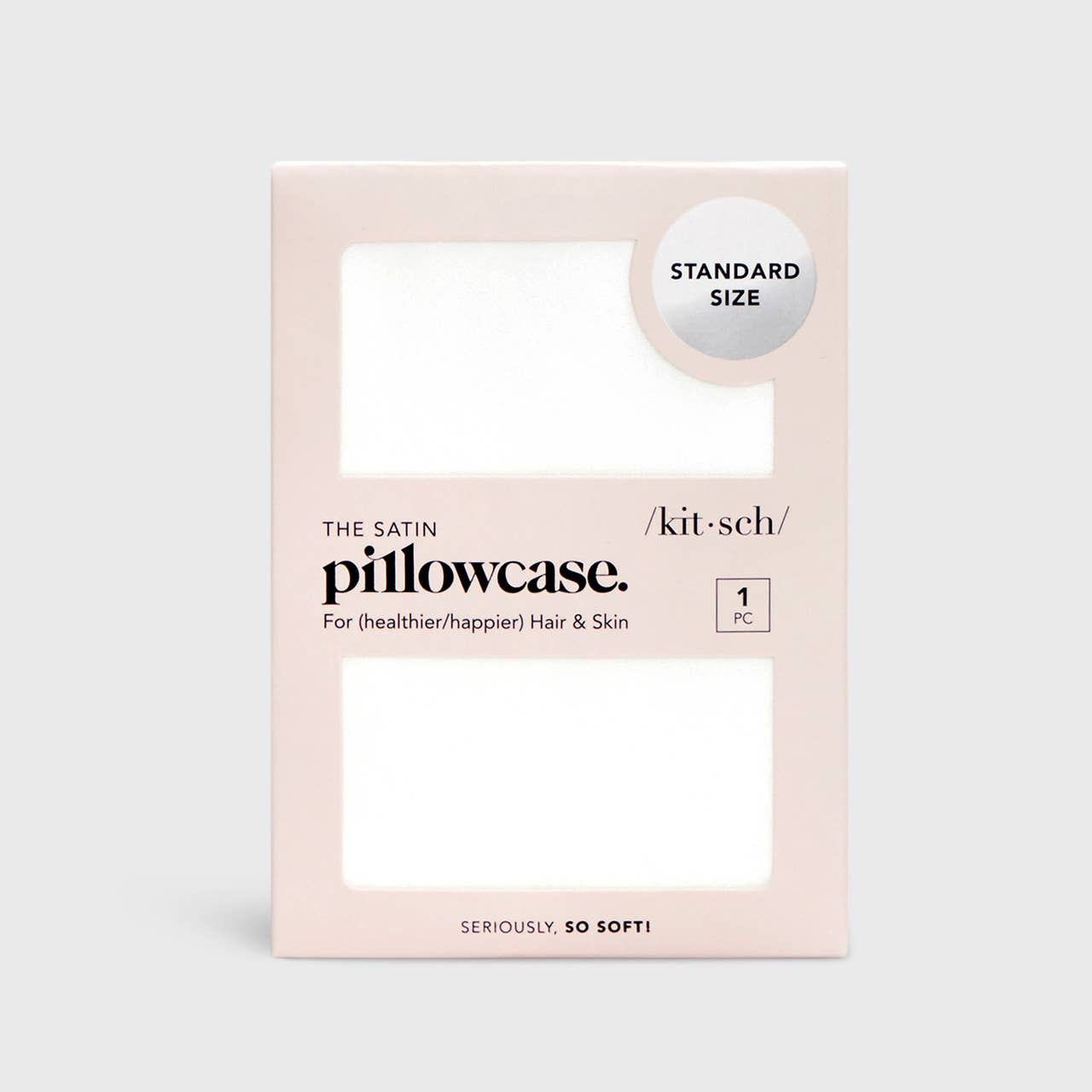 KITSCH Satin Pillowcase- Ivory