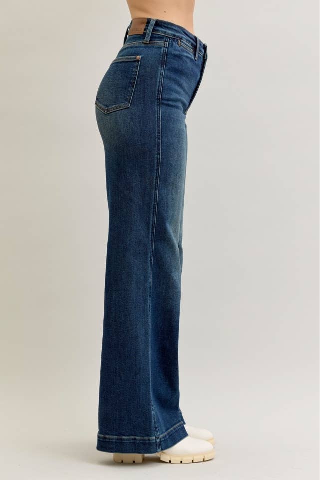 Judy Blue Wide Leg Jeans