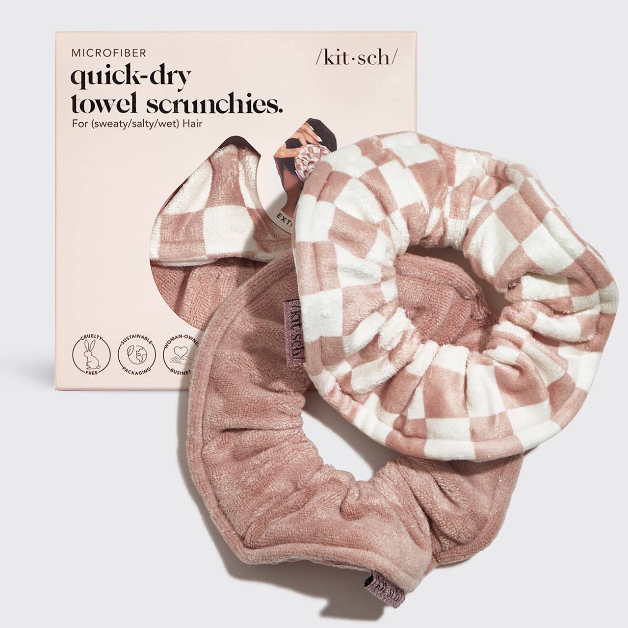 KITSCH Microfiber Quick-Dry Towel Scrunchie