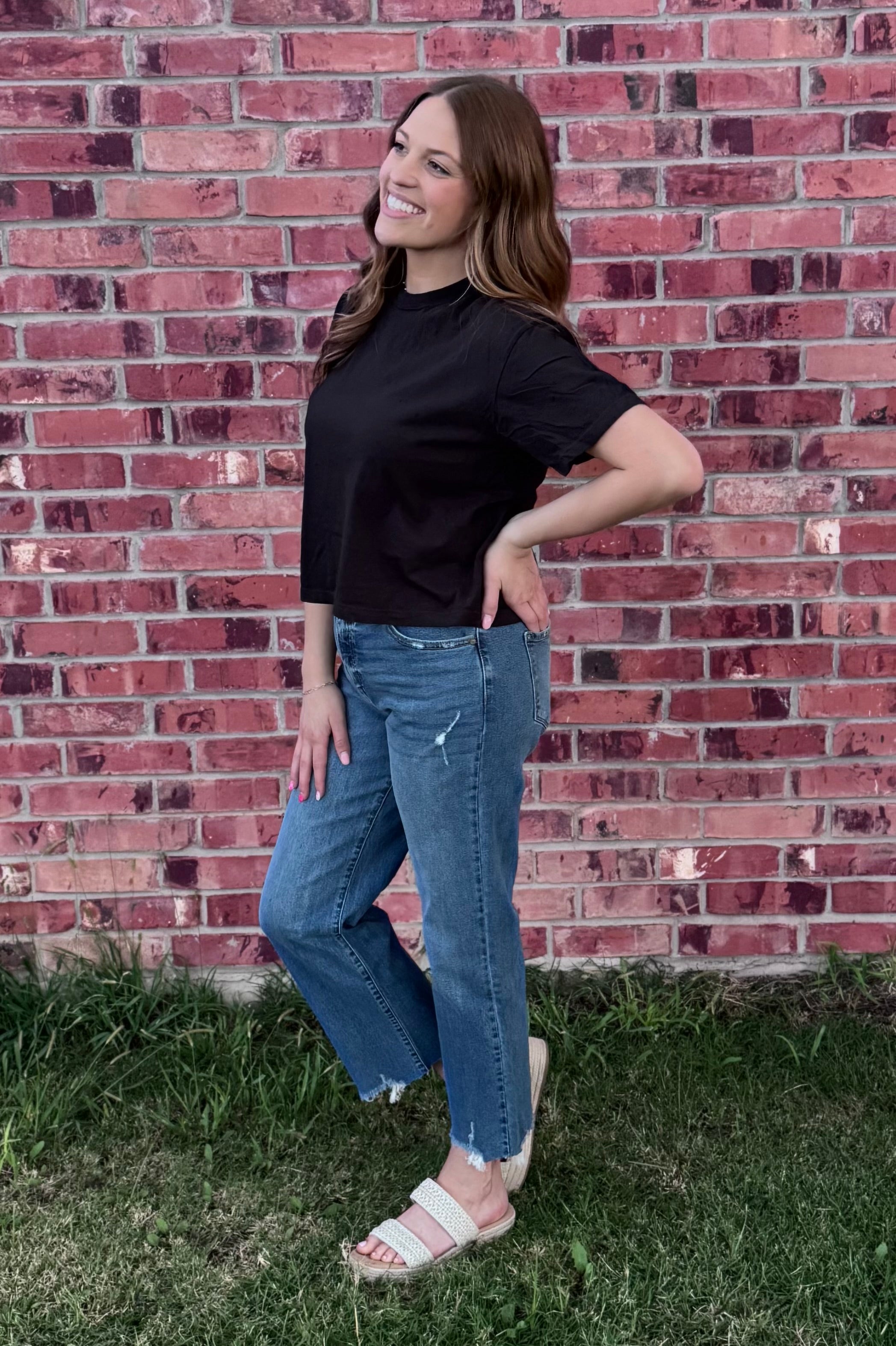 KanCan High Rise Ankle Jeans