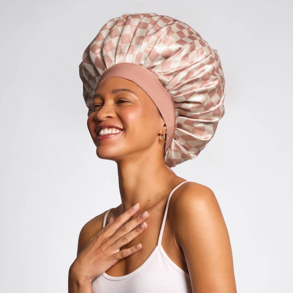 KITSCH Oversized Satin Bonnet