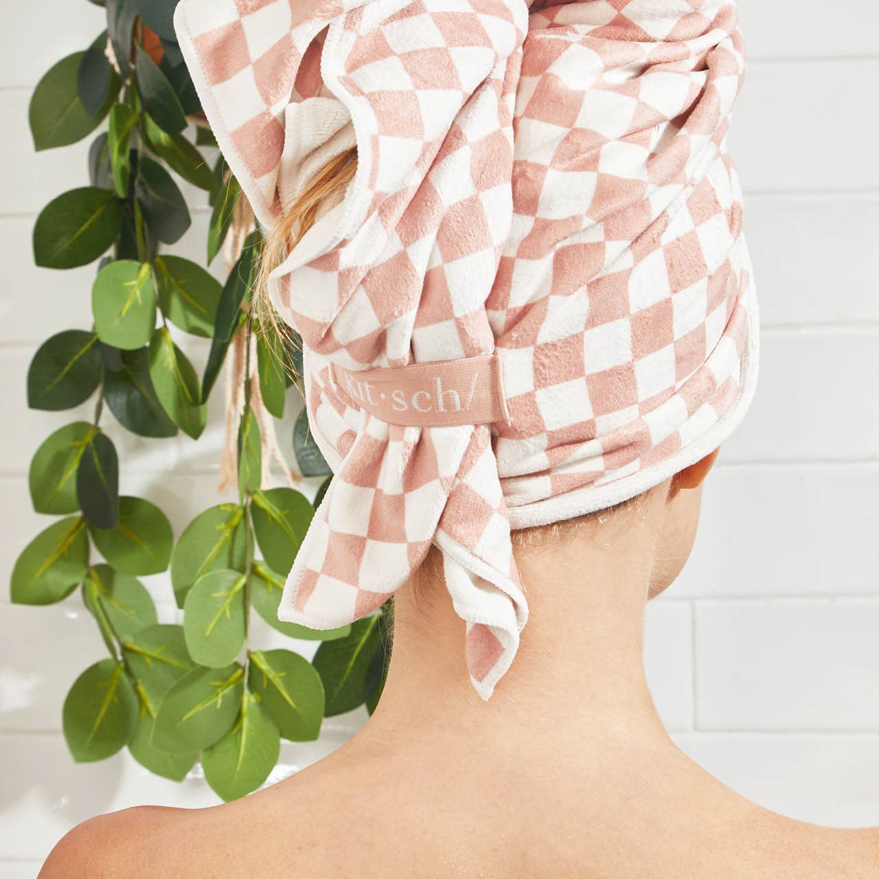 KITSCH Extra Large Quick-Dry Hair Towel Wrap